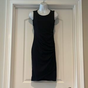 Leith Ruched body-con sleeveless dress S